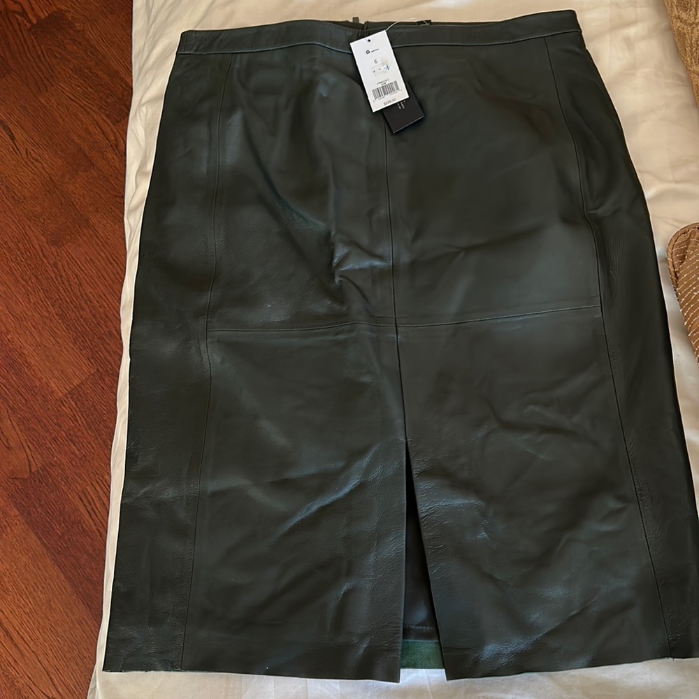 Leather skirt